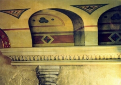 Corridor, painted detail